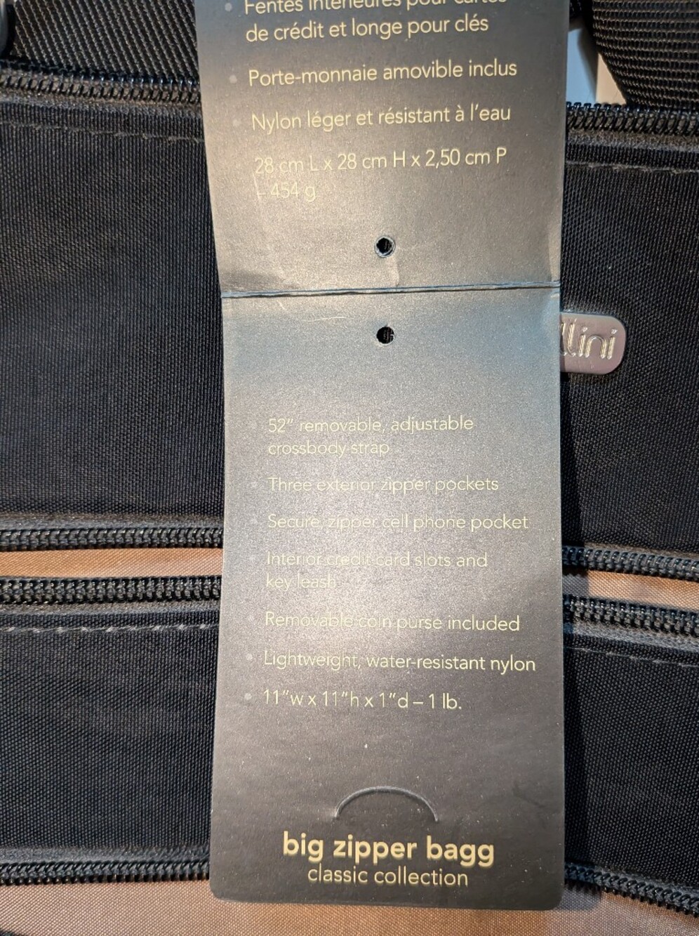 Baggallini Black Crossbody Organizer Bag - Picture 5 of 8